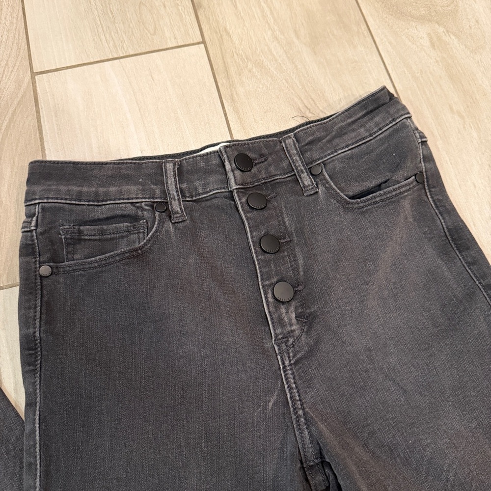 ABERCROMBIE & FITCH High Rise Super Skinny Jeans, Gray Wash, Size 2R - Picture 5 of 11